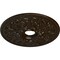 Ekena Millwork Ashley Ceiling Medallion (Fits Canopies up to 4 3/4"), 23 7/8"OD x 4"ID x 2 1/8"P, Bronze CM23ASBZS - alternate 4